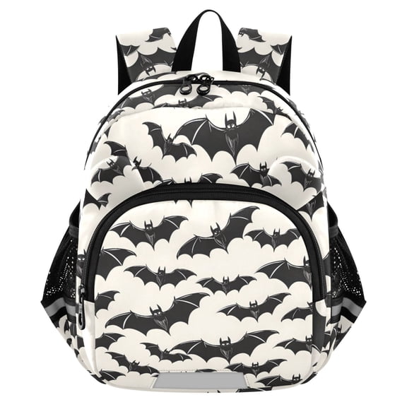 ALAZA Bats Halloween Mini Backpack School Bookbag Age 3-7 Medium