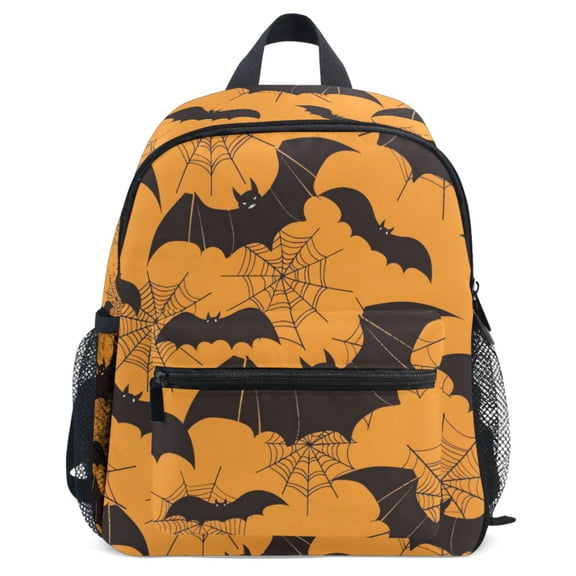 ALAZA Bats Spiders Webs Pattern School Backpack Student Bookbag Mini Bag