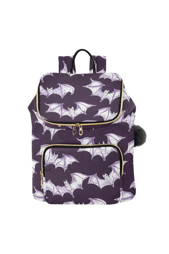 Bats Travel Backpack Laptop Bag Large Capacity Daypack