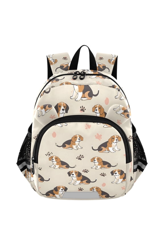 Beagle Dog Mini Backpack School Bookbag Age 3-7 Small