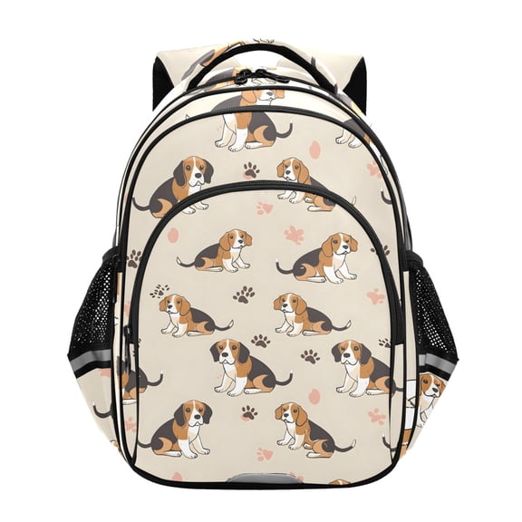 ALAZA Beagle Dog School Backpack Elementary Bag Bookbag Travel Rucksack
