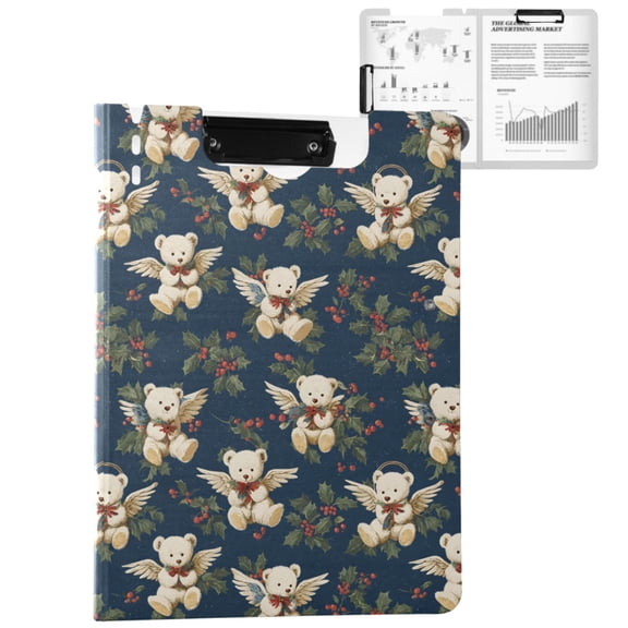 ALAZA Bears with Wings A4 Foldable Clipboard 360 Degree Folder Binder