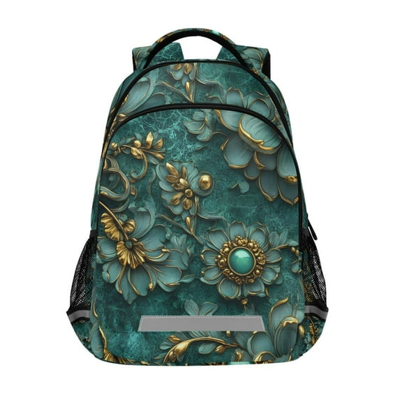ALAZA Beautiful 3d Flower Backpack Elementary School Bag Bookbag Travel Rucksack