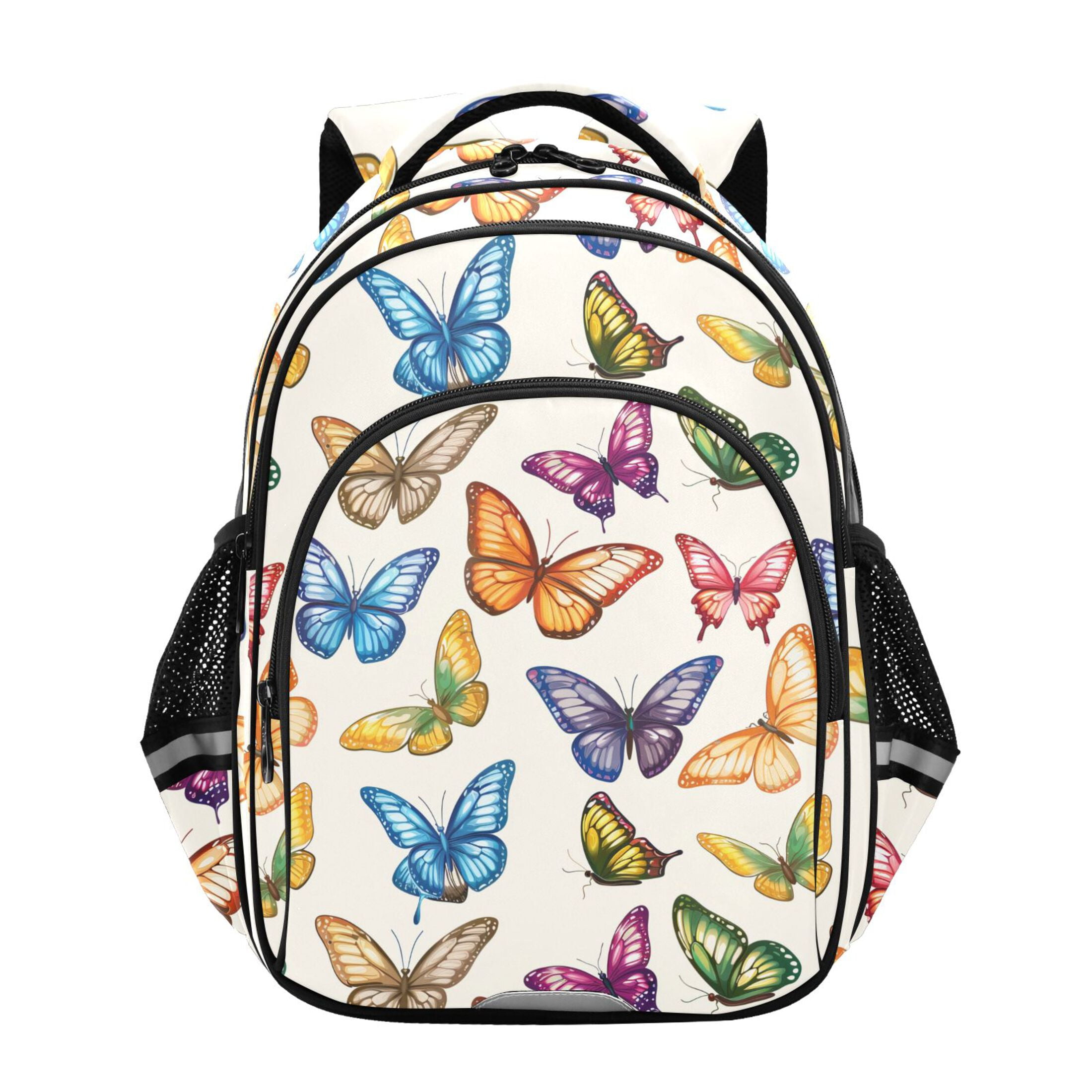 Butterfly Raffines Rucksack ALAZA Beautiful Butterfly School Backpack Elementary Bag Bookbag Travel ...