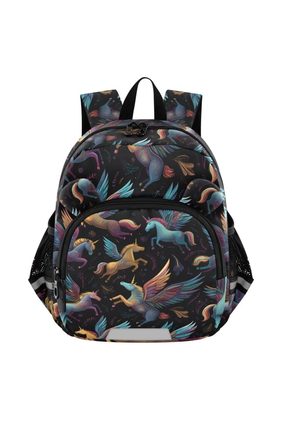 Beautiful Unicorns Magic Mini Backpack School Bookbag Age 3-7 Medium