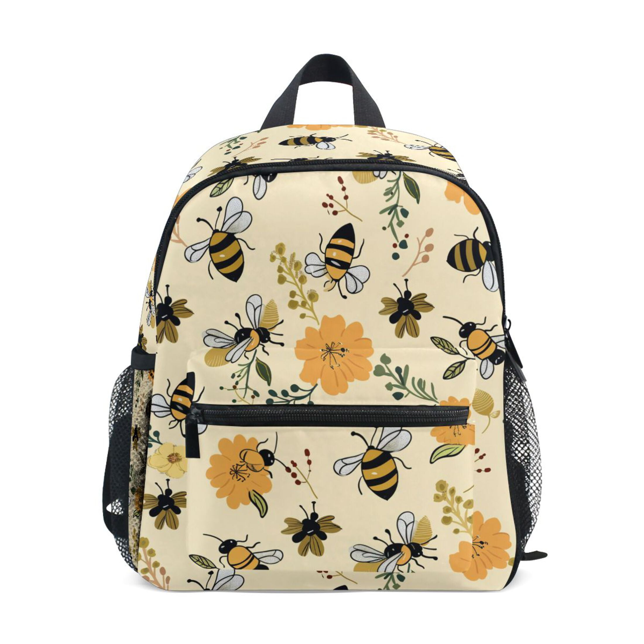 cork mini backpack Natural Cork Mini Backpack with Green Gold Accent Front Pocket
