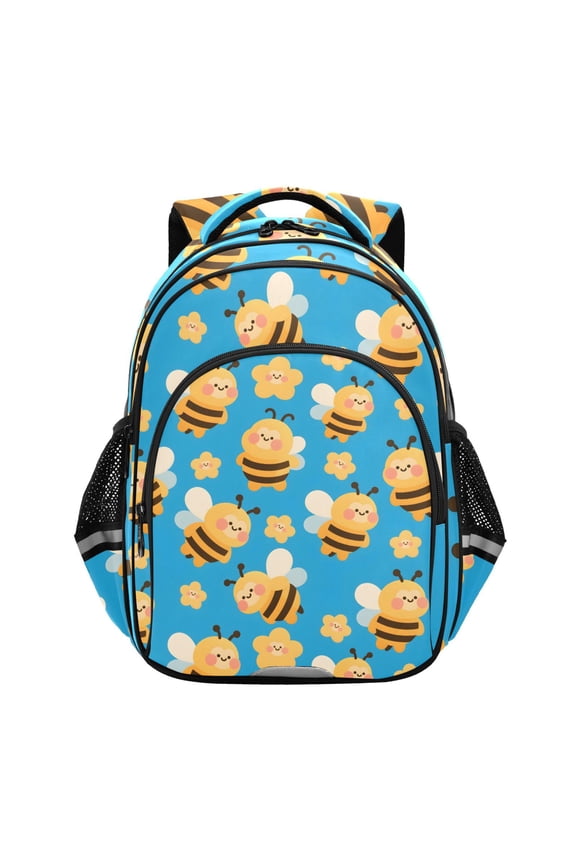 Bees Cute School Backpack Elementary Bag Bookbag Travel Rucksack
