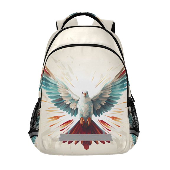 ALAZA Bird Pattern Backpack Elementary School Bag Bookbag Travel Rucksack