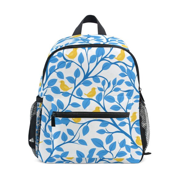 ALAZA Bird and Leaves School Backpack Small Bookbag Mini Bags
