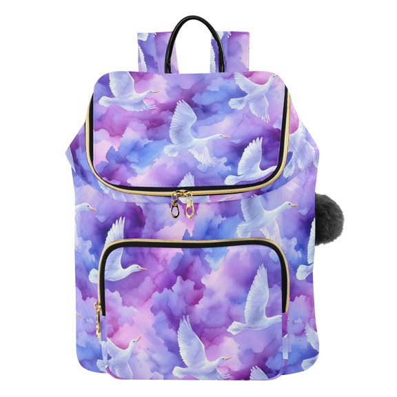 ALAZA Bird on Marble Travel Backpack Laptop Bag Large Capacity Daypack