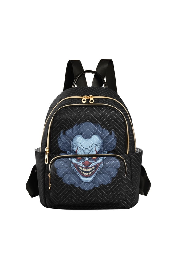 Black Demon Womens Travel Laptop Backpack Large Daypack Ladies Shoulder Bags S