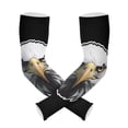 thumbnail image 1 of ALAZA Black Eagle Head UV Sun Protection Arm Sleeves UPF 50+ Compression Cooling Sleeve 1 Pair, 1 of 7