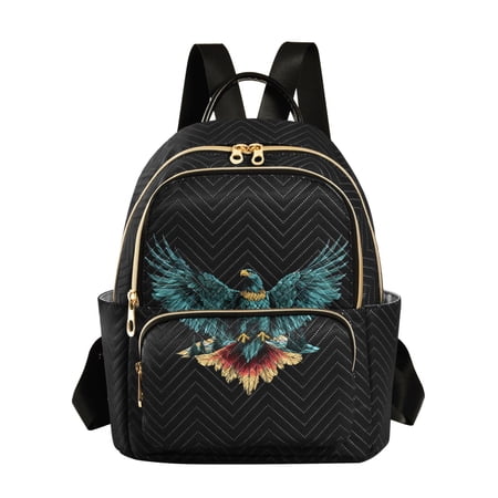 ALAZA Black Eagle-a3 Womens Travel Laptop Backpack Large Daypack Ladies Shoulder Bags S