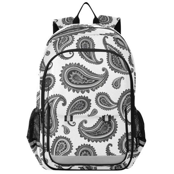 ALAZA Black Graffiti Boho Laptop Backpack Purse Travel Bag Casual School Bookbag Rucksack for Women Men
