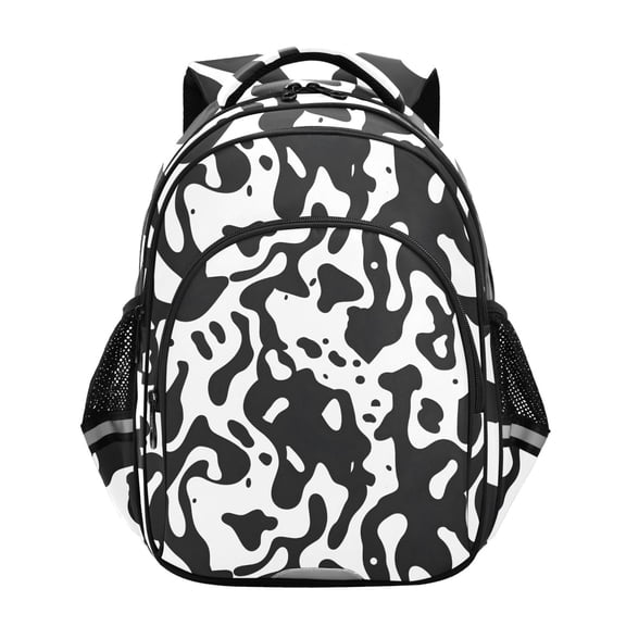 ALAZA Black and White Graffiti School Backpack Elementary Bag Bookbag Travel Rucksack
