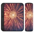 thumbnail image 1 of ALAZA Blooming Fireworks Car Seat Belt Adjuster Neck Covers Shoulder Cushions Pads M, 1 of 8