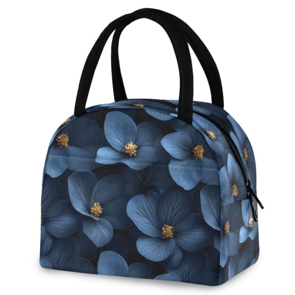 ALAZA Blooming Flower Insulated Lunch Box Reusable Cooler Tote Bag Work Office Picnic