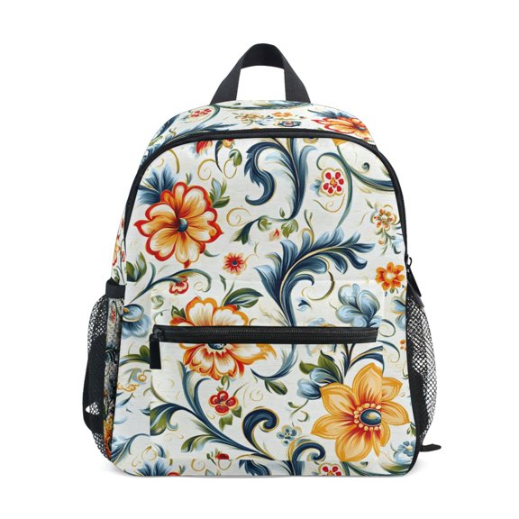 ALAZA Blooming Flower School Backpack Small Bookbag Mini Bags