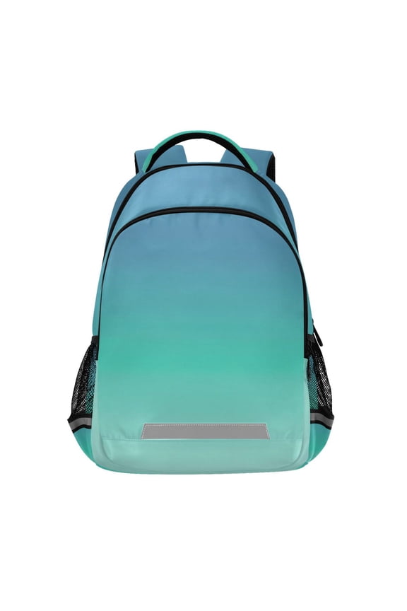 Blue Gradient-z5 Backpack Elementary School Bag Bookbag Travel Rucksack
