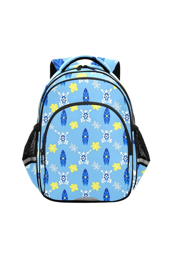 Blue Skateboard School Backpack Elementary Bag Bookbag Travel Rucksack