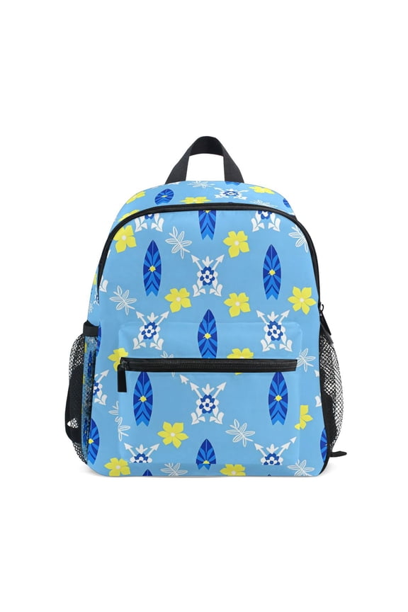 Blue Skateboard School Backpack Small Bookbag Mini Bags