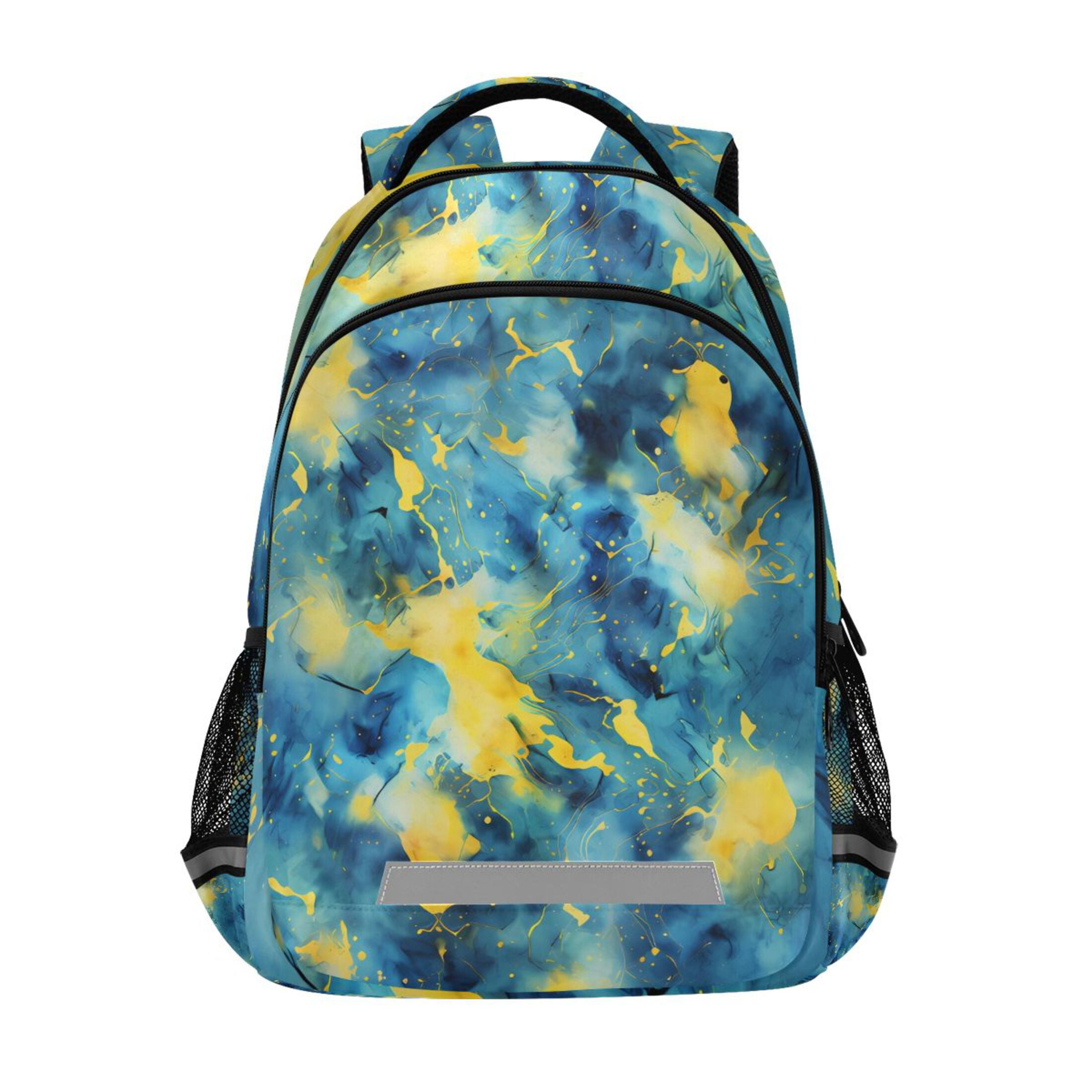 Yellow and Blue Kids Backpack Yellow Dump Truck Kids Backpack – Durable Toddler School Bag main image 4