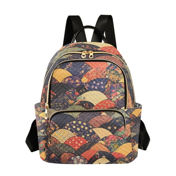 ALAZA Bohemia Indian Retro Pattern Womens Travel Laptop Backpack Large Daypack Ladies Shoulder Bags S
