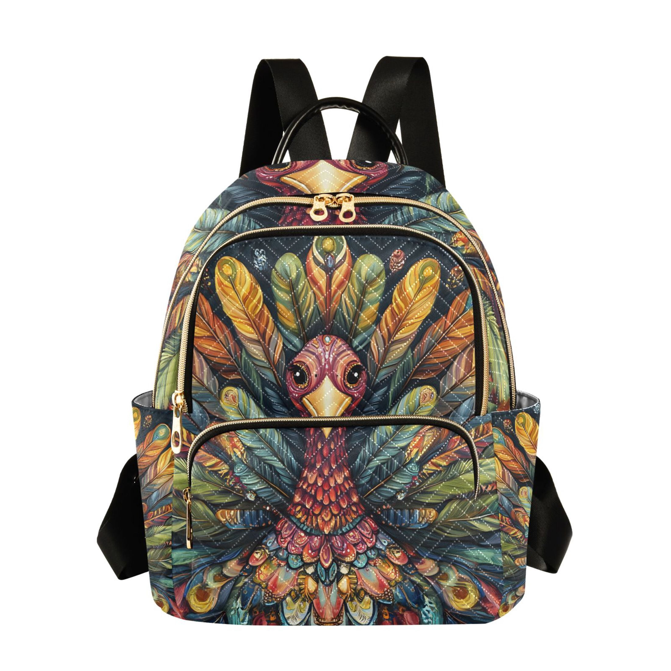 ALAZA Boho Art Turkey Womens Travel Laptop Backpack Large Daypack ...