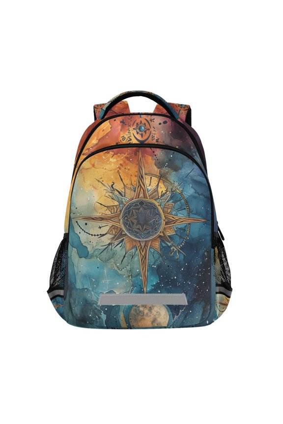 Bohomia with Marble Backpack Elementary School Bag Bookbag Travel Rucksack