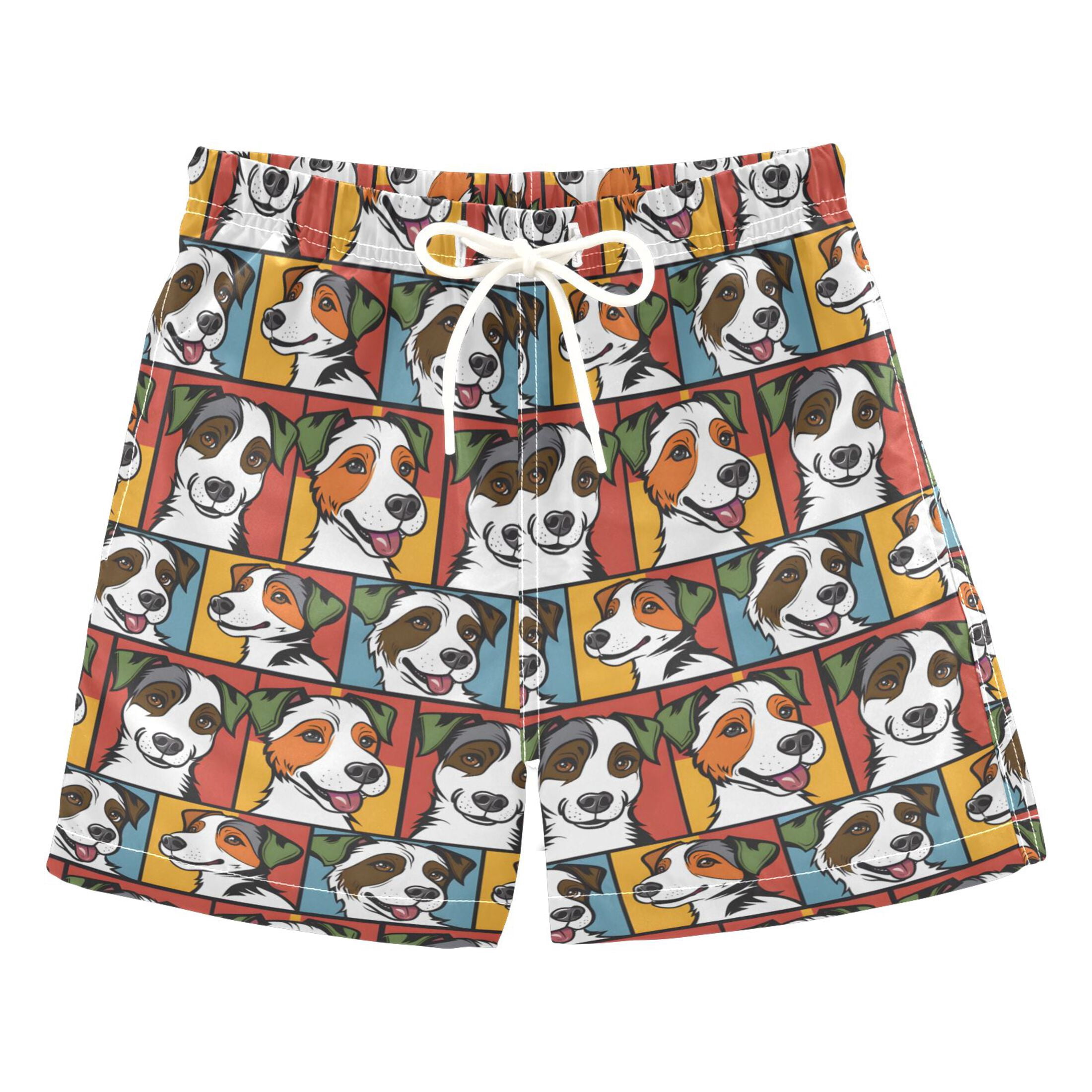 Boys Swim Trunk - Watercolor Dogs main image 0