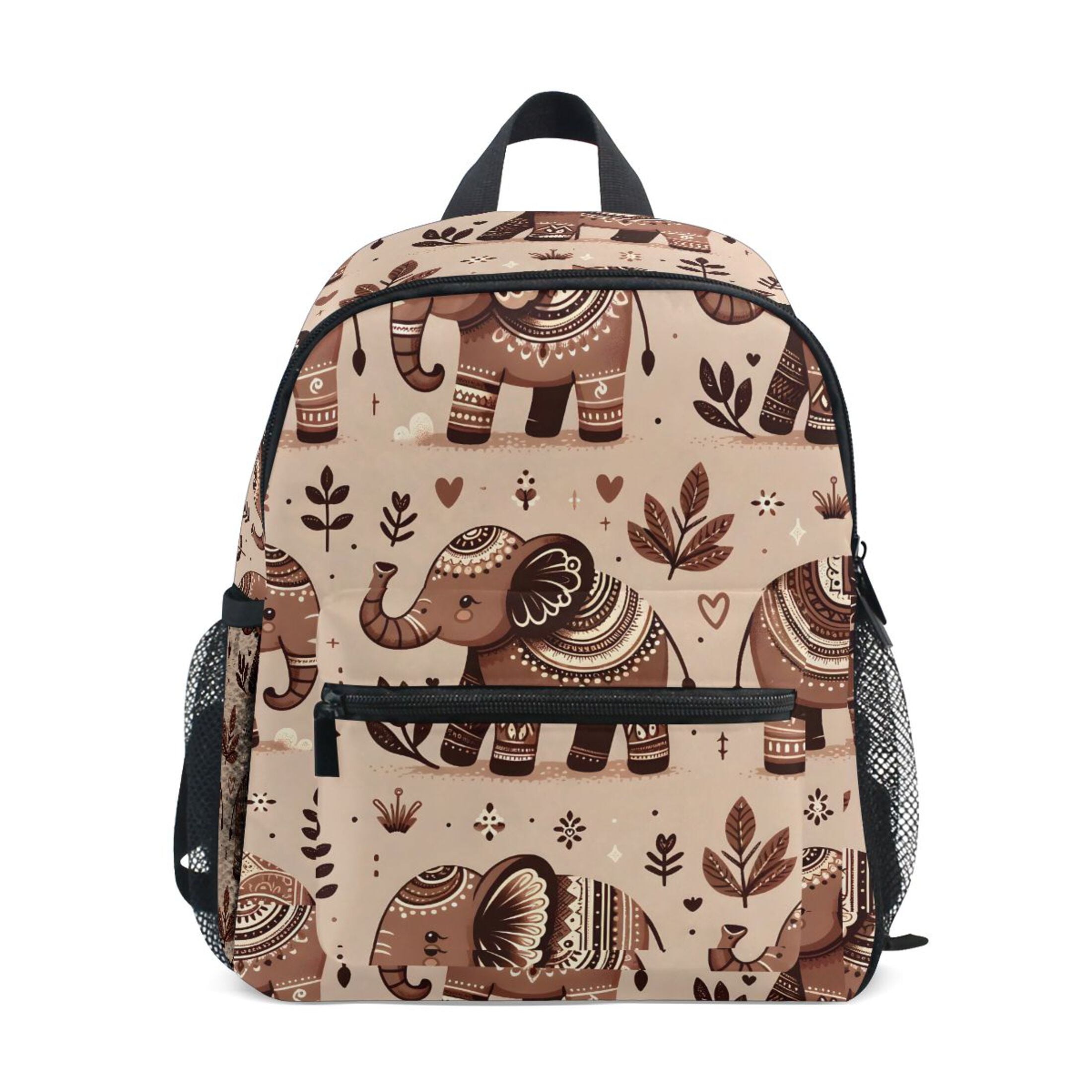 Low start hippie backpack with elephants new without tag Elephant-Shaped Backpack – StockyardX, The Leather Store main image 2