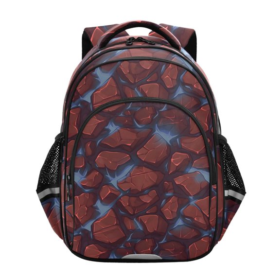 ALAZA Brown Texture Stone School Backpack Elementary Bag Bookbag Travel Rucksack