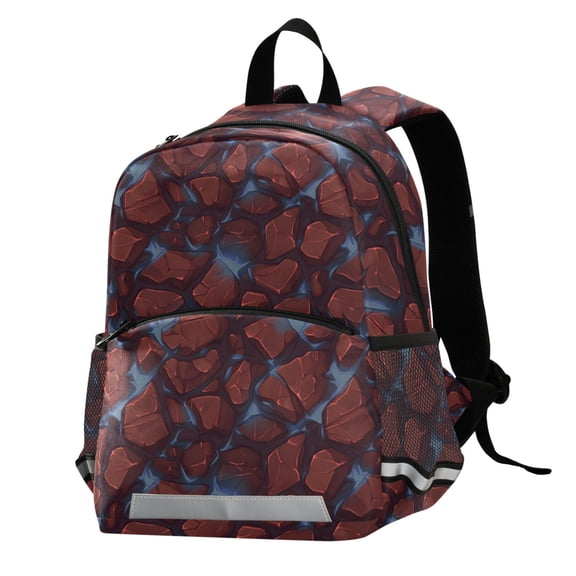 ALAZA Brown Texture Stone School Backpack Elementary Student Bookbag