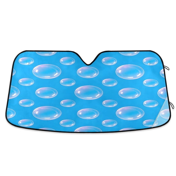 ALAZA Bubble Windshield Sun Shade Car Foldable Visor Block UV Rays Protector 53"x23.5"