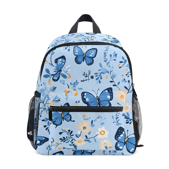 ALAZA Butterfly Flowers School Backpack Small Bookbag Mini Bags