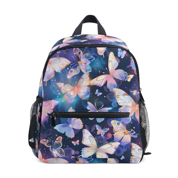 ALAZA Butterfly Flying with Gradient School Backpack Small Bookbag Mini Bags