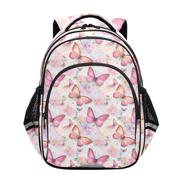 ALAZA Butterfly Paint School Backpack Elementary Bag Bookbag Travel Rucksack