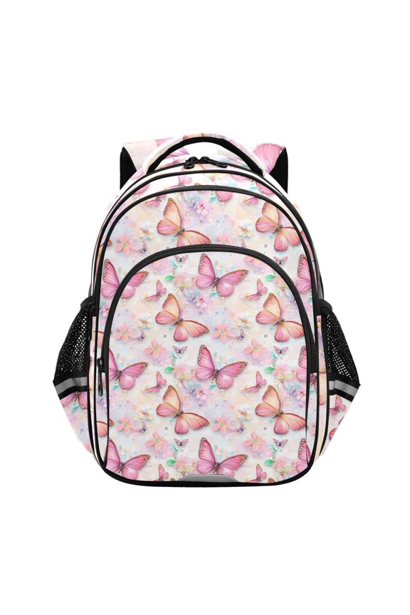 Butterfly Paint School Backpack Elementary Bag Bookbag Travel Rucksack