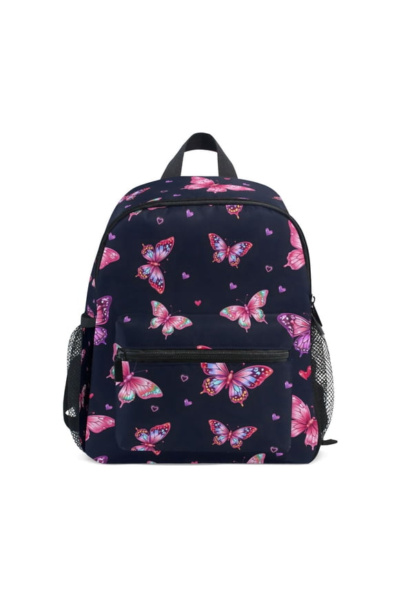 Butterfly Sparkling School Backpack Small Bookbag Mini Bags