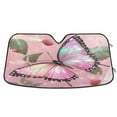 thumbnail image 1 of ALAZA Butterfly Windshield Sun Shade Car Foldable Sun Visor Block UV Rays Protector 55"x27.6", 1 of 1
