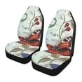 thumbnail image 1 of ALAZA Butterfly on Leaves Car Seat Covers 2 PCs Universal Auto Front Seats Interior Protector, 1 of 7