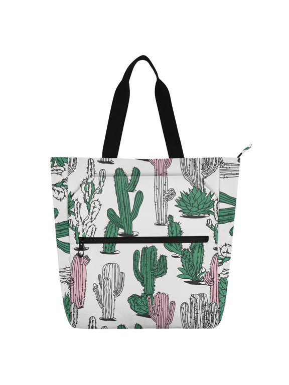 Cactus Artistic School Book Bag Kids Tote Bags Handbag
