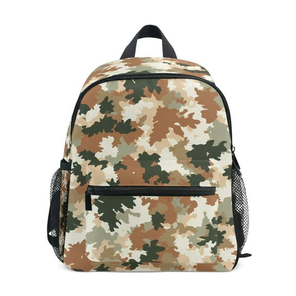 ALAZA Camouflage Brown School Backpack Small Bookbag Mini Bags