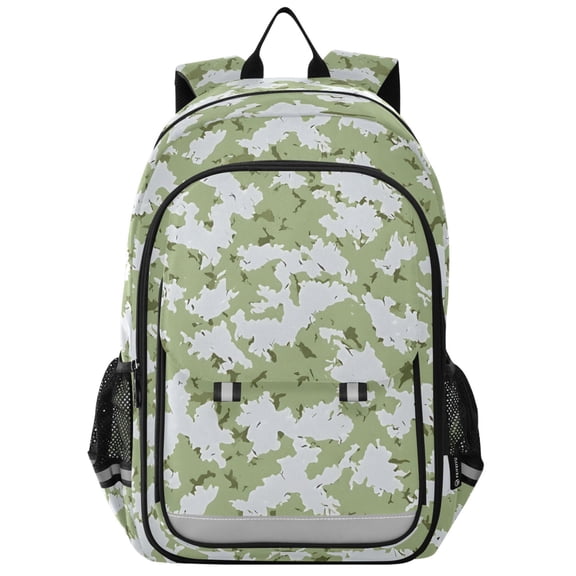 ALAZA Camouflage Light Green Laptop Backpack Purse Travel Bag Casual School Bookbag Rucksack for Women Men