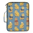 ALAZA Capybara Blue Pattern Expanding Accordion File Folder 3 Ring ...