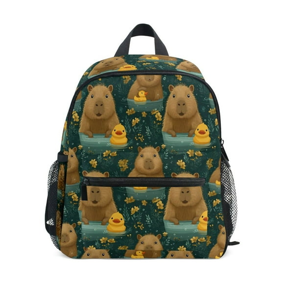 ALAZA Capybara Cute Ducks School Backpack Small Bookbag Mini Bags