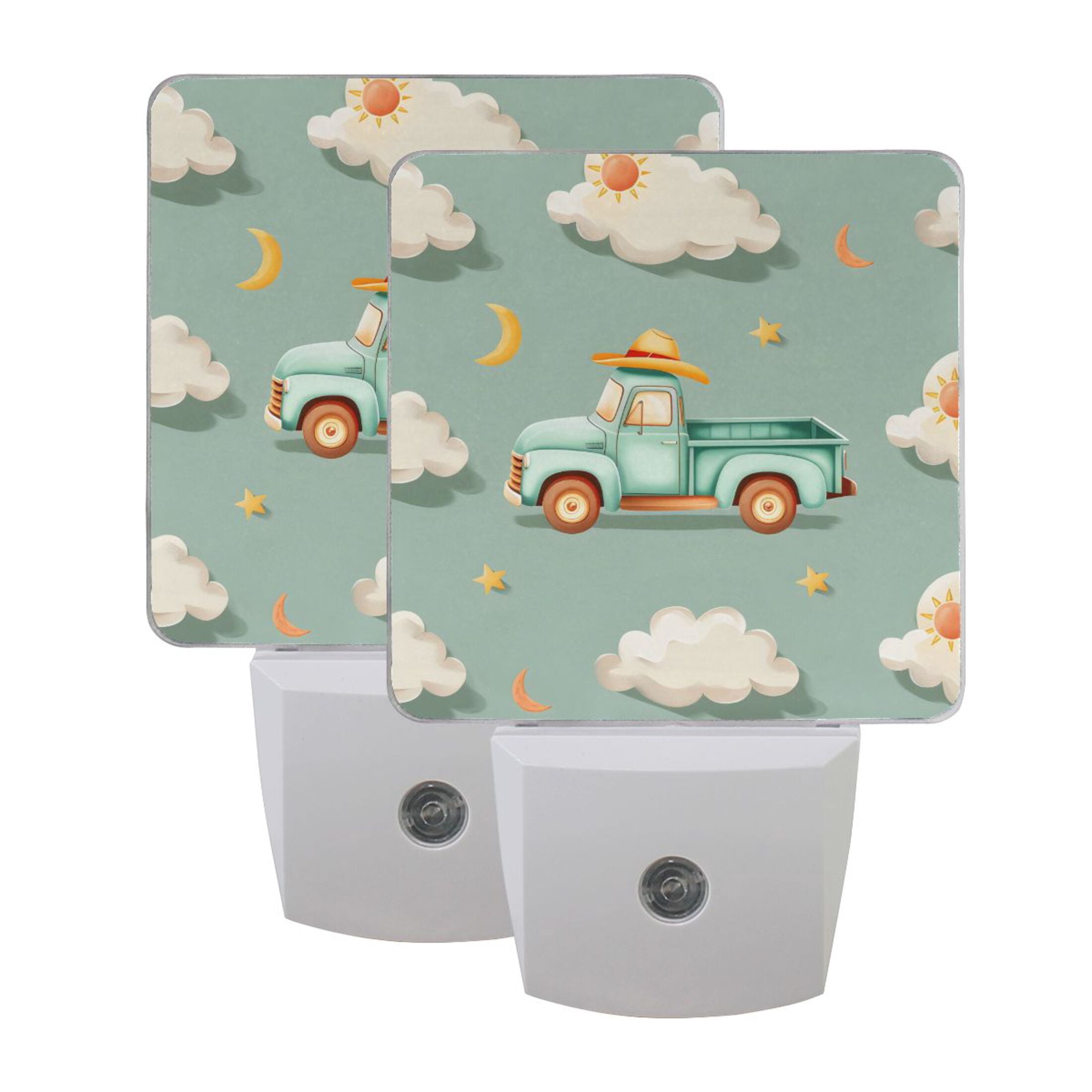 ALAZA Car Cloud and Moon Night Lights 2 Pack Plug-in Wall LED ...