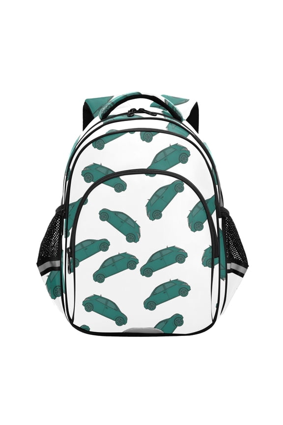 Car Vehicles School Backpack Elementary Bag Bookbag Travel Rucksack