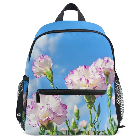 ALAZA Carnation Flowers Pattern School Backpack Student Bookbag Mini Bag
