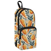ALAZA Carrots Pencil Case Pen Pouch Stationery Organizer Bag